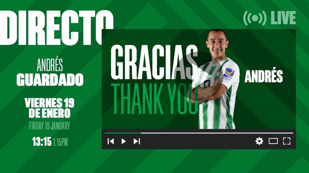 🚨 DIRECTO | Rueda de prensa de despedida de Andrés Guardado ⚽💚