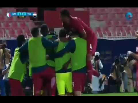 Almoez Ali (Catar) - 23/12/2017 - Catar 4x0 Yemen - 1 gol