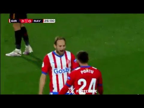 Gol de Daley Blind, Girona vs Rayo Vallecano (3-1) Todos los goles y resumen ampliado