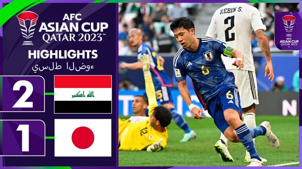 Wataru Endo Goal 90+3 | Iraq vs Japan 2-1 Extended Highlights | AFC Asian Cup 2024