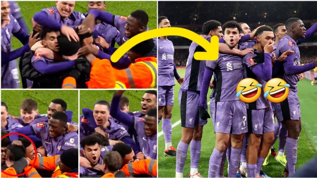 🤣 Fans spot how Darwin Nunez & Ibrahima Konate reacted to pitch invader during Liverpool vs Arsenal