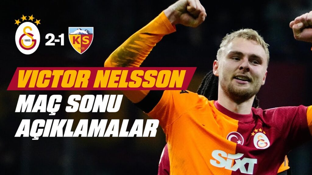 📺 Victor Nelsson'un maç sonu açıklamaları | #GSvKYS