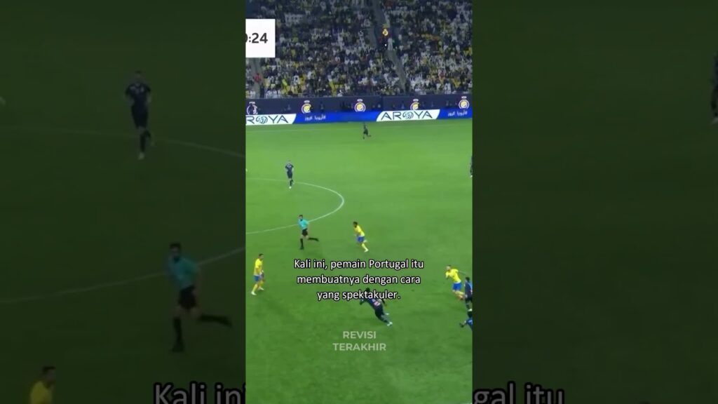 Momen Ronaldo cetak gol seperti roket terbang