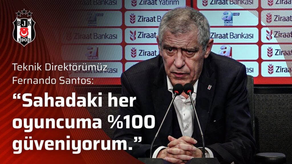 Fernando Santos: Sürekli çalışmak ve daha iyiye gitmek zorundayız. | #BJKvEYP