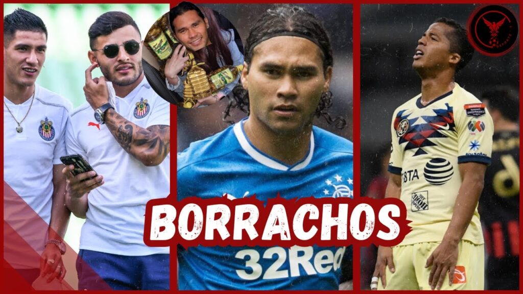 Los FUTBOLISTAS MEXICANOS mas BORRACHOS de la liga MX