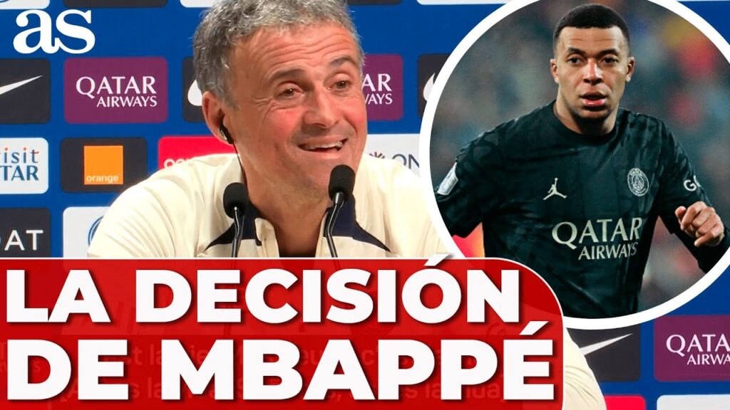 LUIS ENRIQUE reacciona a la ESPERA por la DECISIÓN de MBAPPÉ