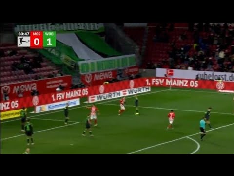 FSV Mainz 05 vs VFL Wolfsburg 1-1 Silvan Widmer score to earn a draw for Mainz Match recap
