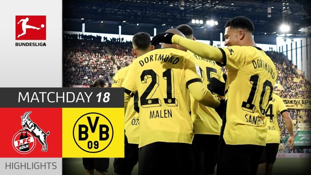 FC Köln - Borussia Dortmund 0-4 | Alle Tore & Highlights Bundesliga 2024