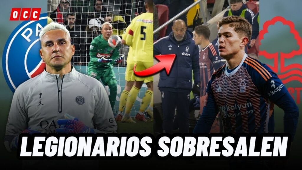 BRANDON AGUILERA DEBUTÓ EN LA PREMIER LEAGUE Y KEYLOR NAVAS JUGÓ OTRA VEZ CON EL PSG😱