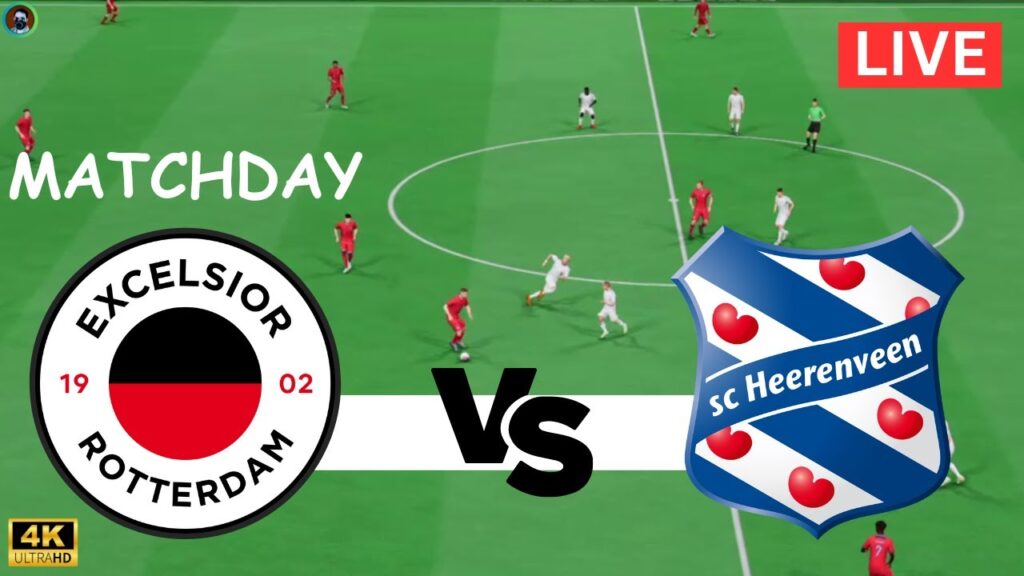 Excelsior vs SC Heerenveen Live | Eredivisie 2024 | Match Live Today
