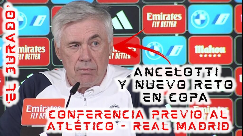 🚨¡#ELJURADO DE CONFERENCIA!🚨 Evaluamos qué dijo ANCELOTTI previo al #ATLETICO - #REALMADRID 💥