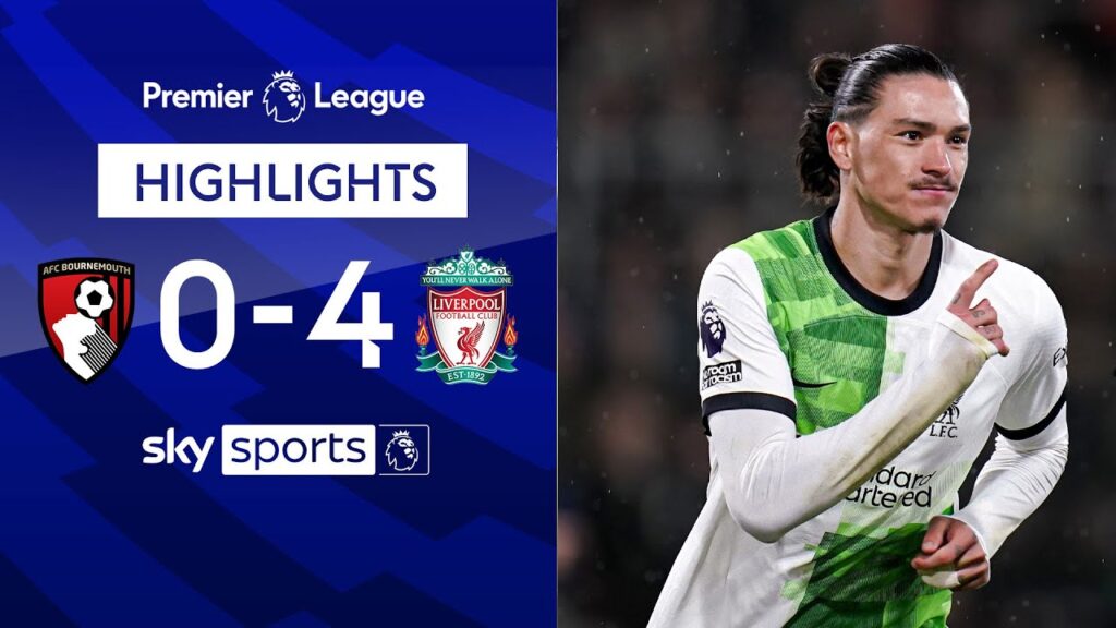 Jota, Nunez both net two as Reds go five clear at the top! | B'mouth 0-4 Liverpool | EPL Highlights