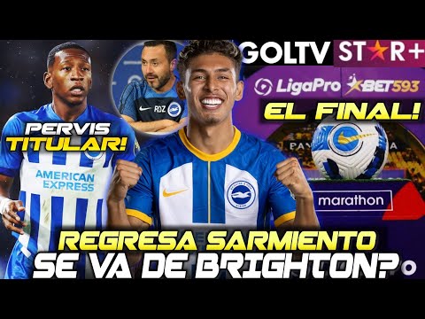JEREMY SARMIENTO VUELVE al BRIGHTON pero SALDRÁ! FIN LIGA PRO en GOLTV por DIRECTV! PERVIS TITULAR! JEREMY SARMIENTO VUELVE al BRIGHTON pero SALDRÁ! FIN LIGA PRO en GOLTV por DIRECTV! PERVIS TITULAR!