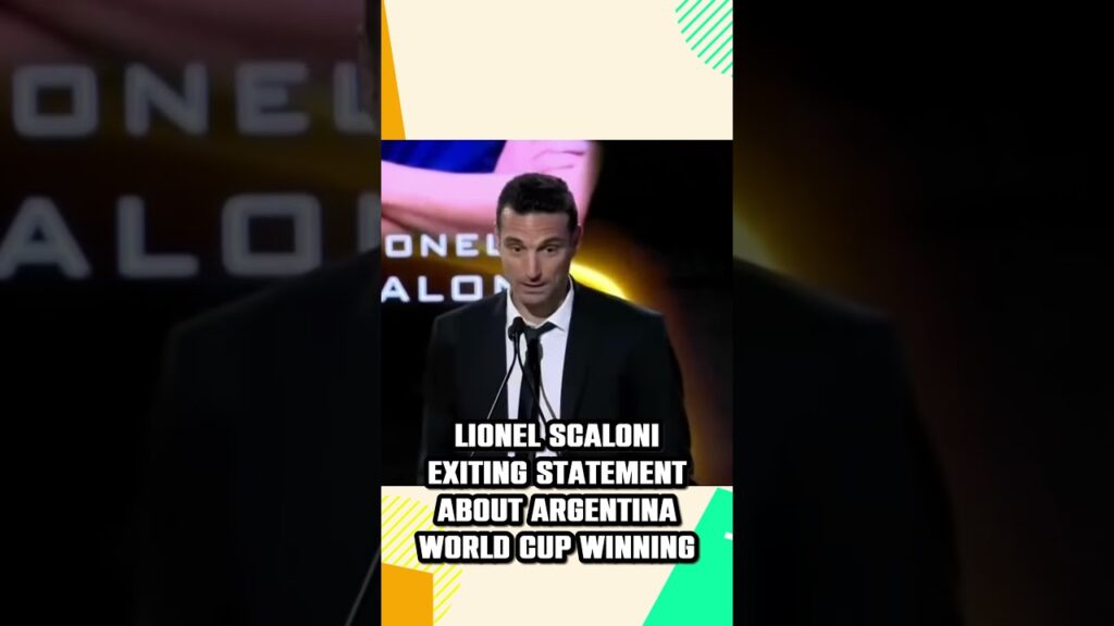 🇦🇷Lionel Scaloni Exciting Statement💖💝 about Argentina winning world cup 👏👏\ Argentina Football