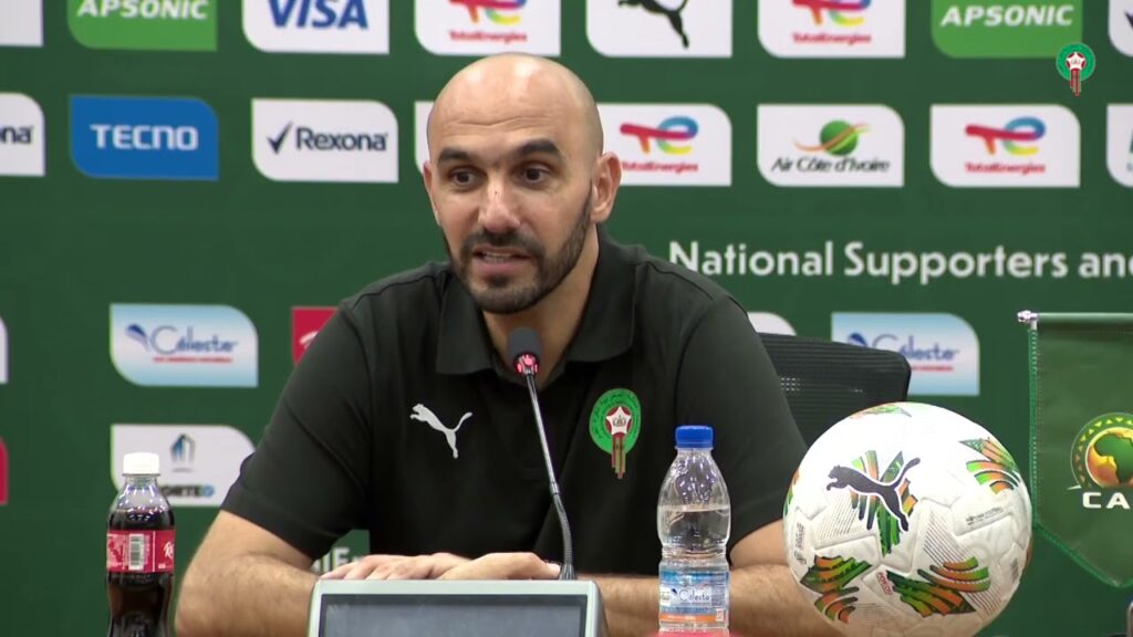 الندوة الصحافية للسيد وليد الركراكي بعد لقاء الكونغو الديموقراطية