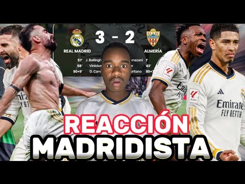 🤔¿Nos benefició el arbitro? nReacción MADRIDISTA a la polémica victoria del Madrid ante el Almería.