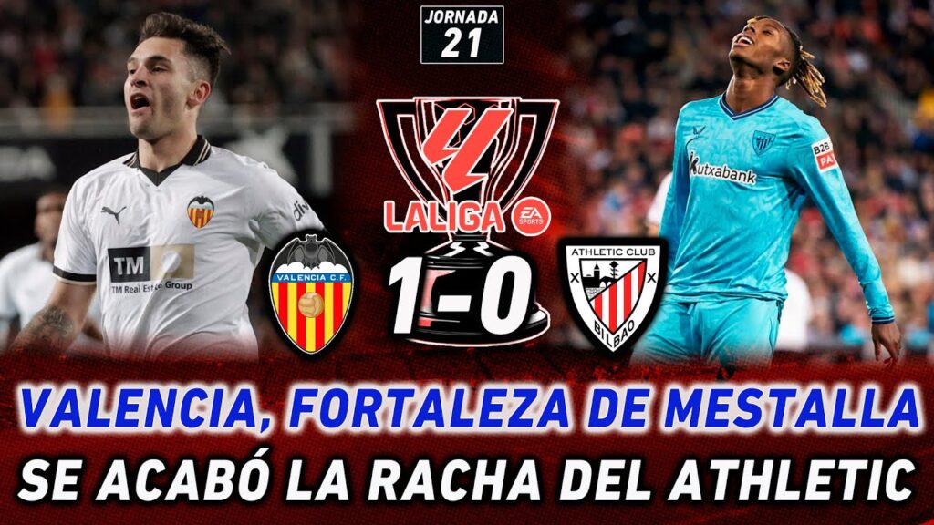 EL VALENCIA FRENA AL ATHLETIC Y SE ILUSIONA CON EUROPA | HUGO DURO DECIDE UN PARTIDO CON MUCHO ORDEN EL VALENCIA FRENA AL ATHLETIC Y SE ILUSIONA CON EUROPA | HUGO DURO DECIDE UN PARTIDO CON MUCHO ORDEN