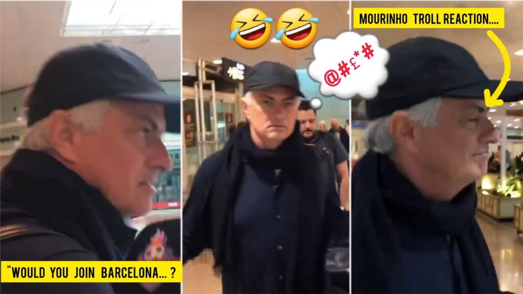 🤣🤣  Jose Mourinho's mysterious response when he was asked about Barcelona links: Mourinho to Barca ?