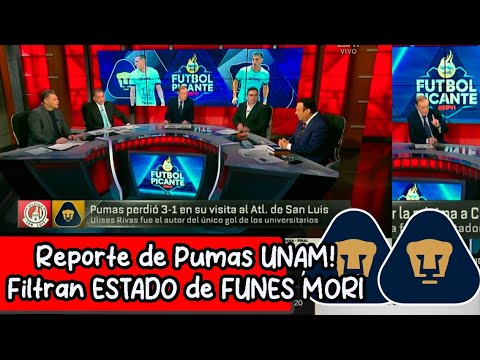 🔥🐆 Reporte de ULTIMA HORA! Pumas UNAM Filtra el ESTADO de ROGELIO Funes MORI! Tendra REEMPLAZO? 2024