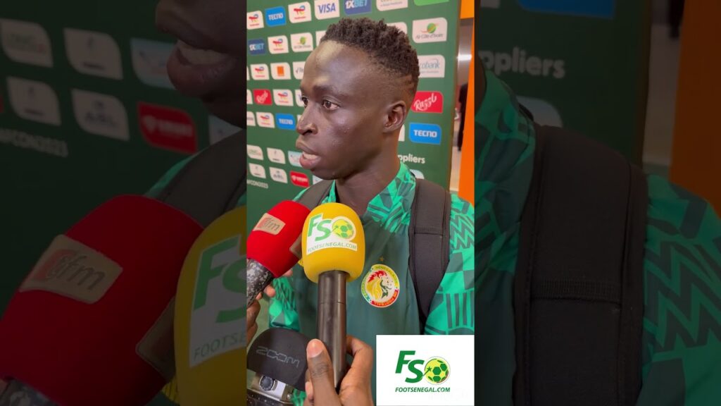 Réaction de Krépin Diatta après la victoire face au Cameroun