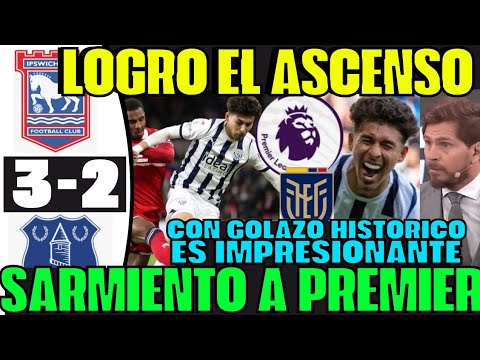 CON GOLAZO HISTÓRICO JEREMY SARMIENTO LOGRÓ EL ASCENSO A LA PREMIER LEAGUE CON NUEVO CLUB SORPRENDE