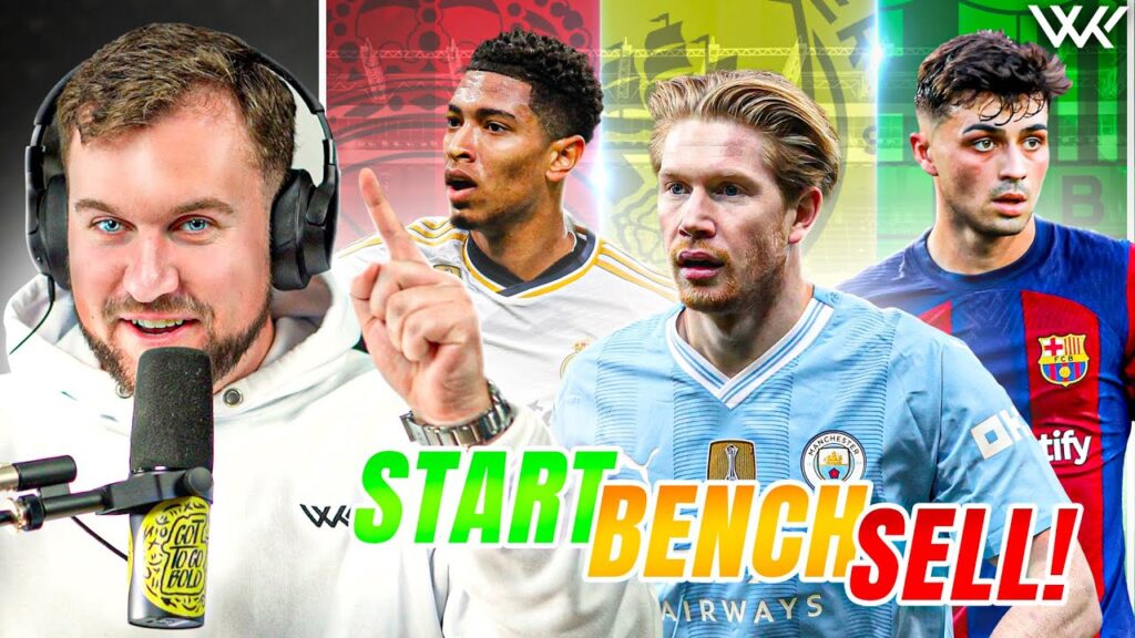 START, BENCH, SELL: “BEST Midfielders In The World” | Kevin De Bruyne Vs Jude Bellingham