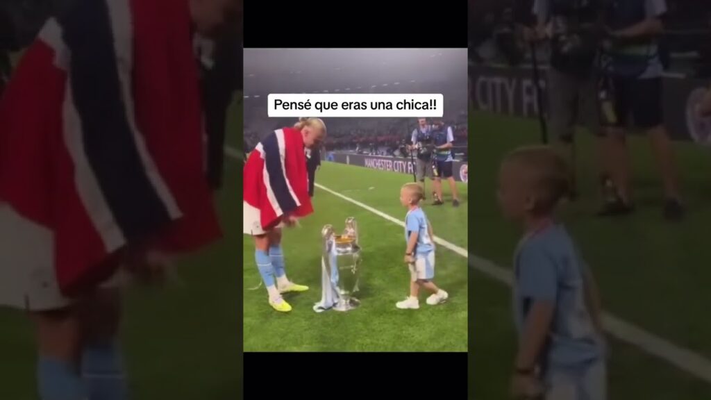 🥹💙 EL VIDEO VIRAL DE HAALAND Y EL HIJO DE FODEN QUE ENTERNECE A TODOS...