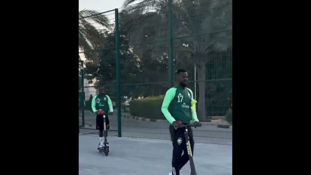 تمبكتي وسعود قبل التدريبات