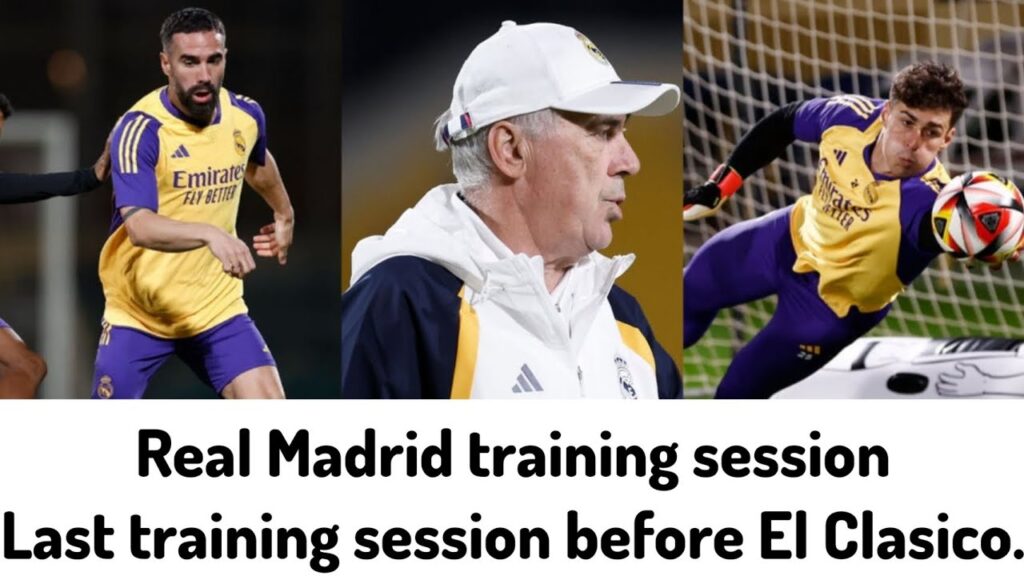 Arda Güler | Bellingham | Ancelotti | Vinicius | training .