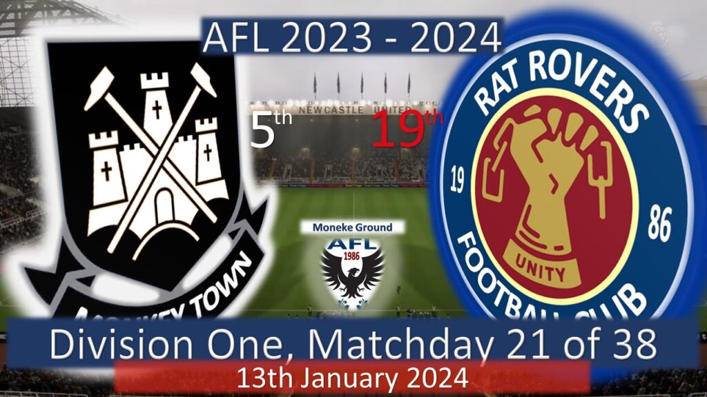 2023 - 2024 Division One MD21, Monkey Town v Rat Rovers