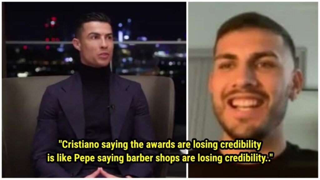 Leandro Paredes reacts to Ronaldo saying the Ballon d'Or and FIFA Best Awards have lost credibility😆