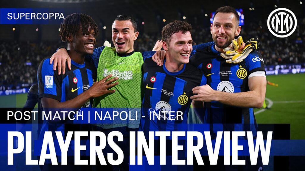 LAUTARO, PAVARD AND DE VRIJ | NAPOLI 0-1 INTER | PLAYERS INTERVIEW 🎙️⚫🔵