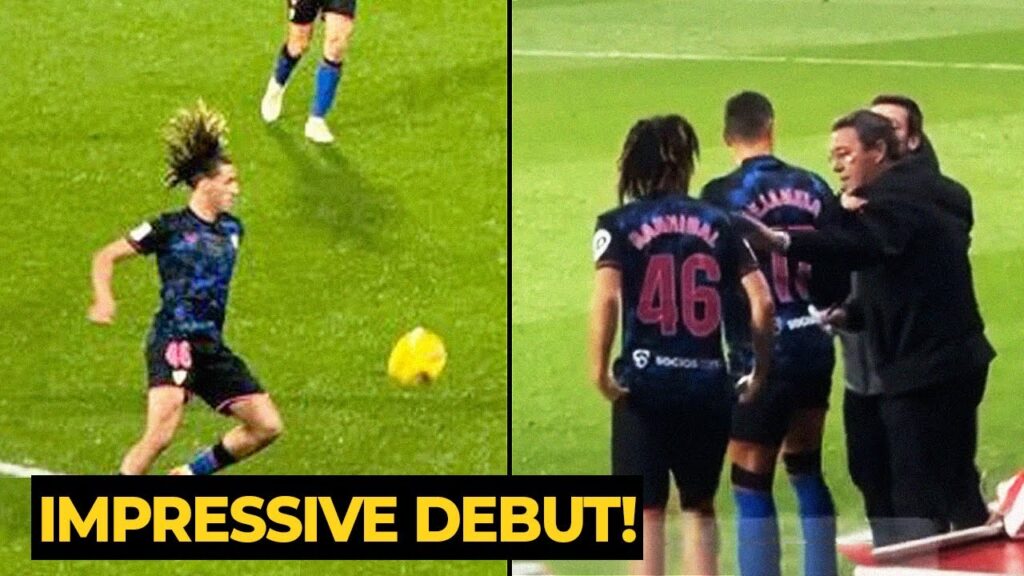 Hannibal Mejbri IMPRESSIVE DEBUT during Sevilla vs Girona | Manchester United News