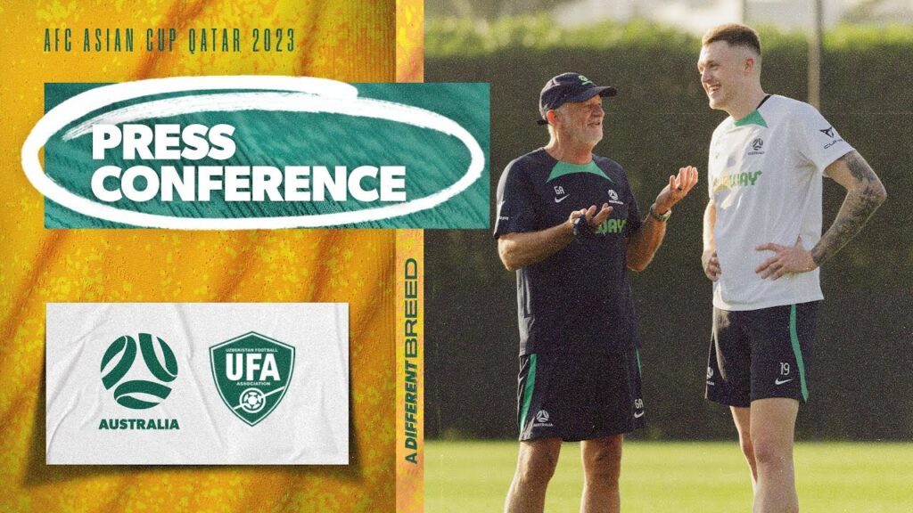 Graham Arnold & Harry Souttar preview Uzbekistan match | Press Conference | Australia v Uzbekistan