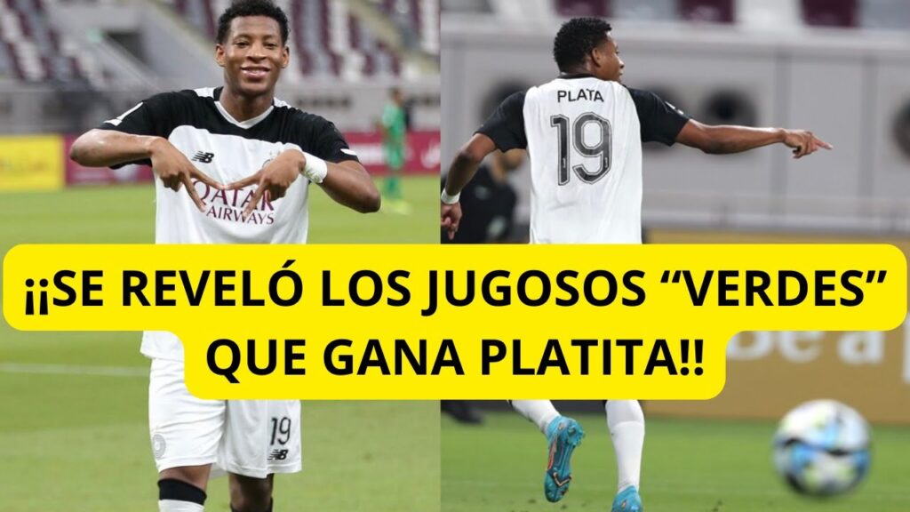 URGENTE!! SE reveló el SUELDO de GONZALO PLATA EN QATAR |  Sarmiento anoto