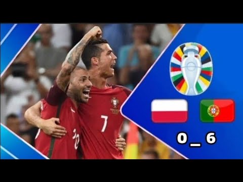 Portugal vs Poland 4-0 • EURO 2024 Qualifiers Highlights & All Goals • Portugal 2024