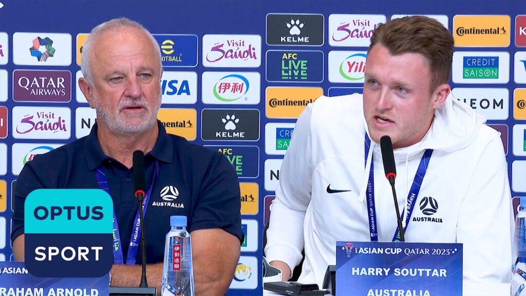 Socceroos look maintain perfect Asian Cup start | Graham Arnold and Harry Souttar Press Conference