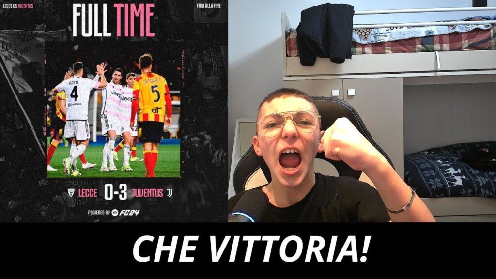 VINCIAMO e CONVINCIAMO!😍 Una vittoria SPETTACOLARE| POST PARTITA LECCE-JUVE 0-3⚪⚫ #juventus