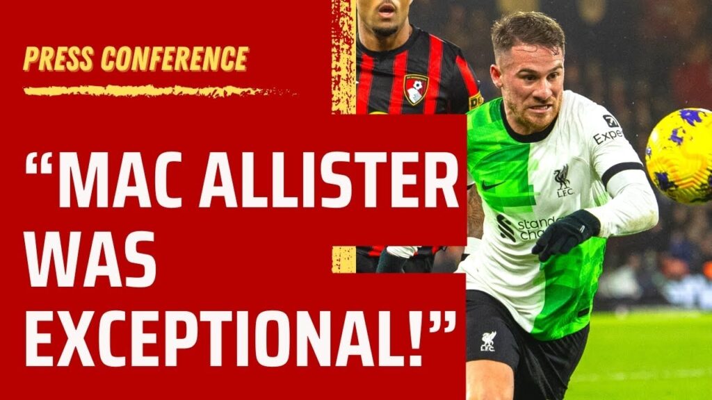 "THANK YOU!" - Jurgen Klopp reacts to Alexis Mac Allister performance
