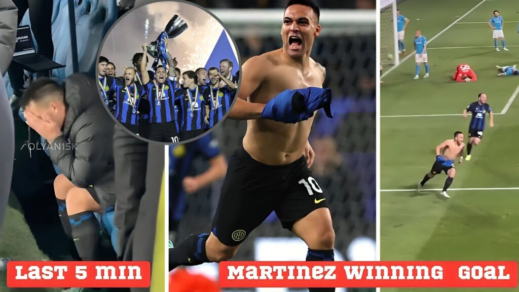 Lautaro Martinez Winning Goal | Inter Milan Vs Napoli Italian super cup Final