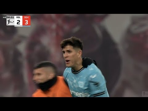 RB Leipzig vs Bayer Leverkusen 2-3 Piero Hincapie, Nathan Tella & Jonathan Tah score in draw M