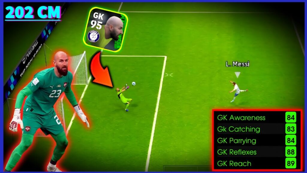🧤95 GK V. Milinkovic Savic Gameplay🔥!! Tallest GK eFootball 2024😲💥 🧤95 GK V. Milinkovic Savic Gameplay🔥!! Tallest GK eFootball 2024😲💥