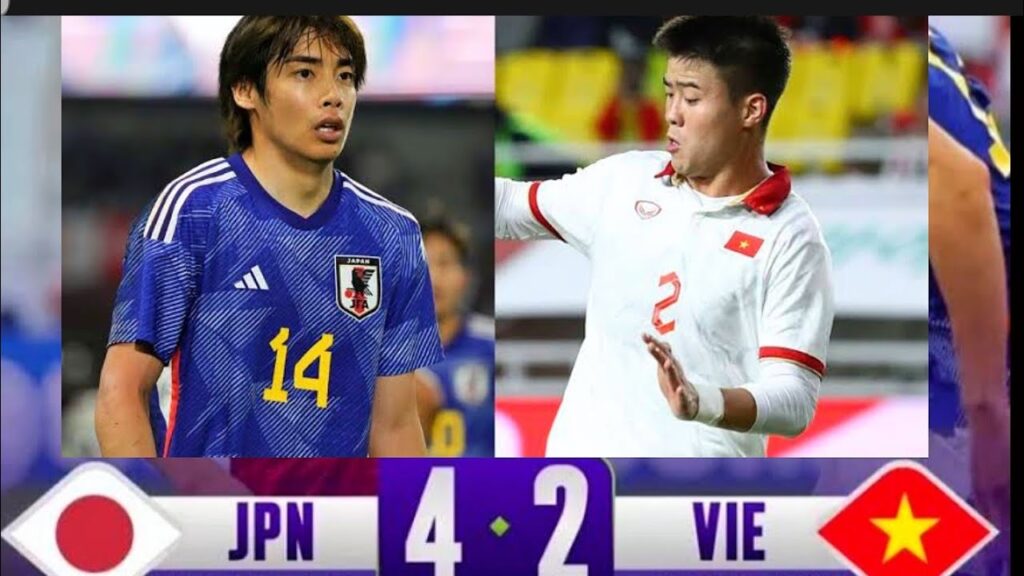 Japan vs Vietnam 4-2 ASIACUP||#japan #asiacup2023