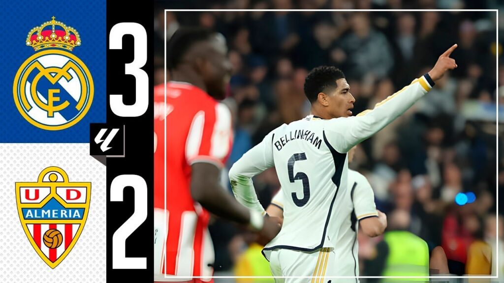 Jude Bellingham Goal | Bellingham Hoy | Real Madrid vs Almería 3-2 Resumen y Goles | LaLiga 2023