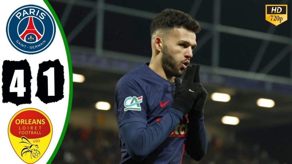 HIGHLIGHTS | ORLEANS 1-4 PSG ⚽️🏆 FRANCE ⚽ all Goals & Highlights