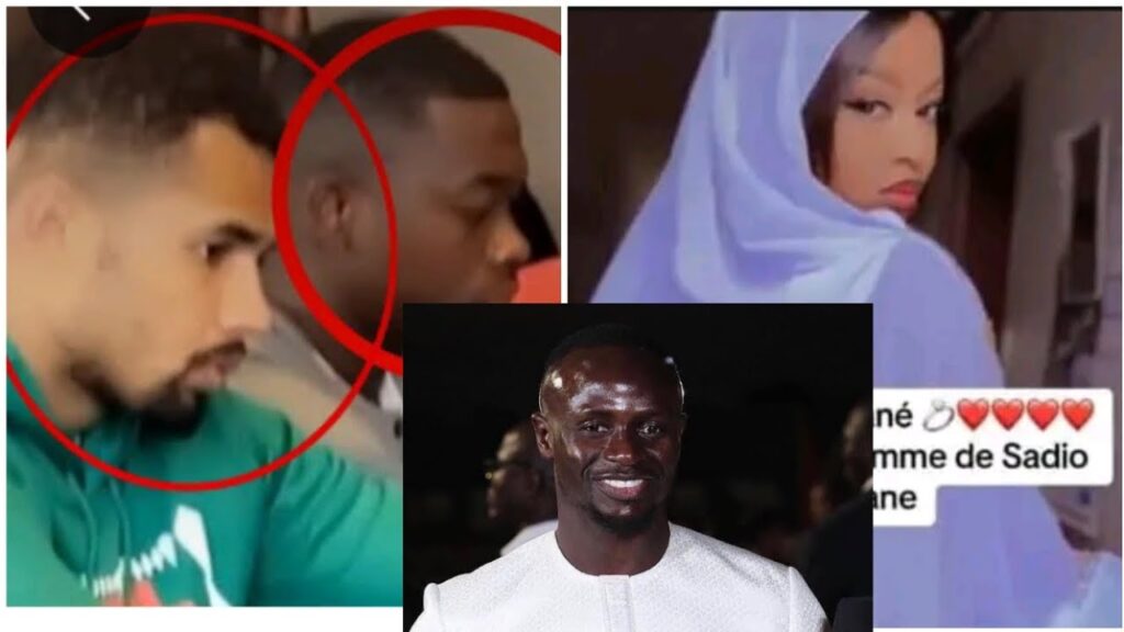 Urgent : regardez Sadio Mané avec sa femme, Nampalys Mendy au mariage de Sadio Mané