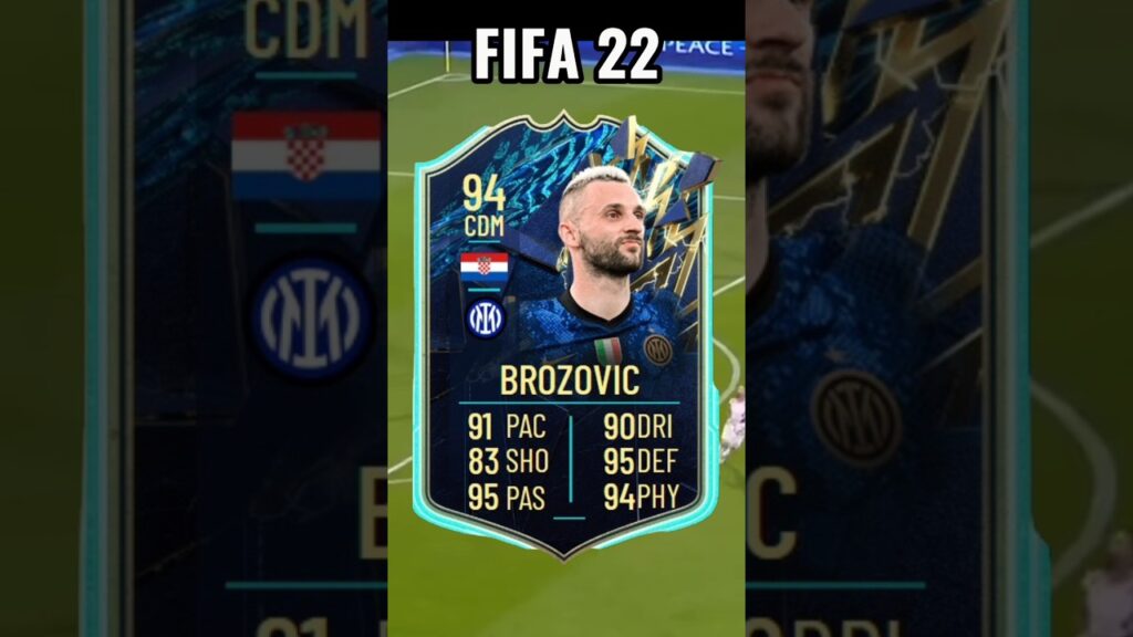 BROZOVIC 🇭🇷 - EVOLUCIÓN ⭐ Todas cards oficiales de Ultimate Team ⚽ #brozovic #fifa #toty