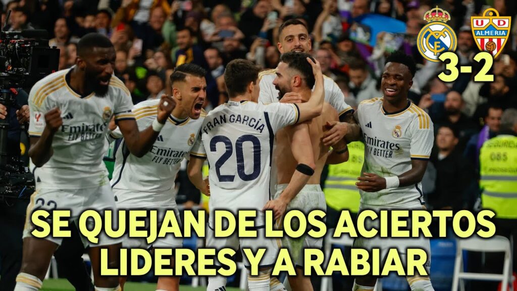 No están acostumbrados a que ARBITRREN BIEN al Real Madrid-Real Madrid 3 Almeria 2 No están acostumbrados a que ARBITRREN BIEN al Real Madrid-Real Madrid 3 Almeria 2