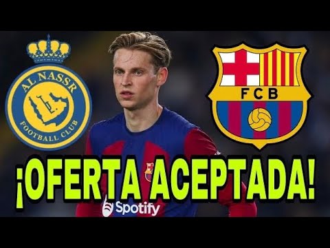 EXPLOTA LA VENTA DE FRENKIE / OFICIAL / NOTICIAS DEL F C BARCELONA HOY