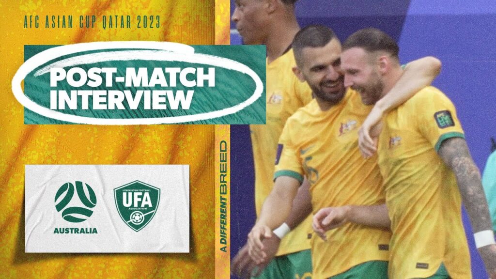 Martin Boyle & Aziz Behich break down Uzbekistan win | Interview | Australia v Uzbekistan
